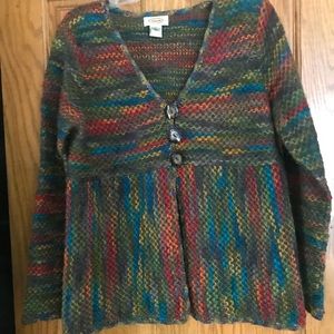 Multi colored cardigan